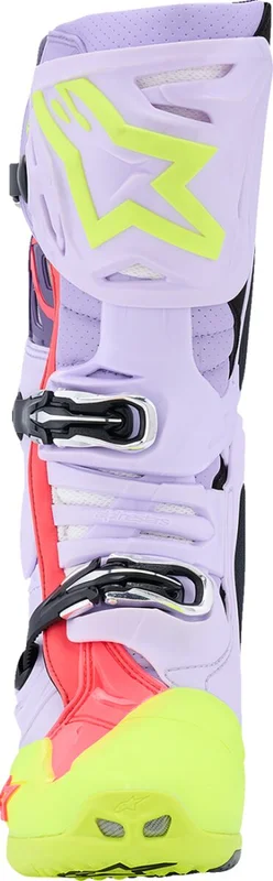 ALPINESTARS BOOT TECH 10 S-VENTED PRP/YL FL/DIVA PNK 7
