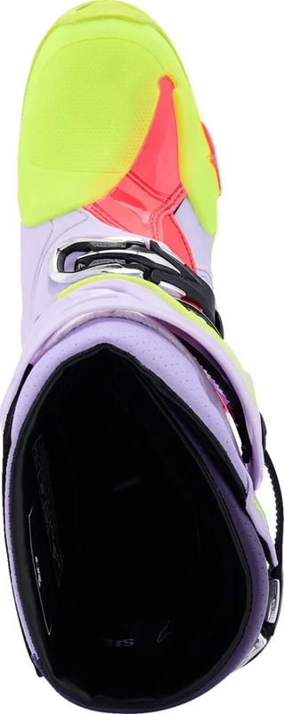 ALPINESTARS BOOT TECH 10 S-VENTED PRP/YL FL/DIVA PNK 7