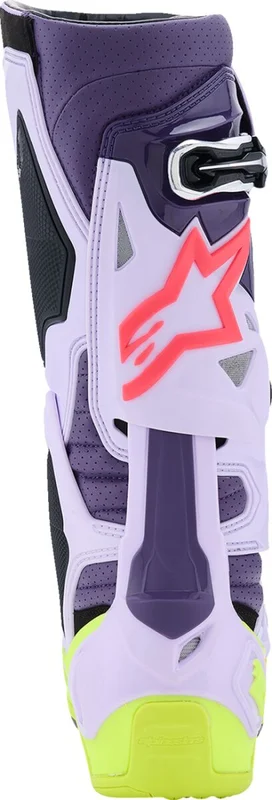 ALPINESTARS BOOT TECH 10 S-VENTED PRP/YL FL/DIVA PNK 7