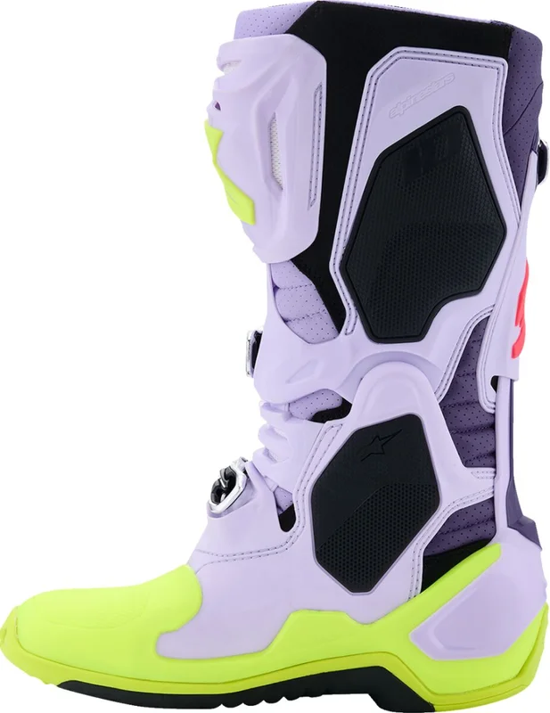 ALPINESTARS BOOT TECH 10 S-VENTED PRP/YL FL/DIVA PNK 7