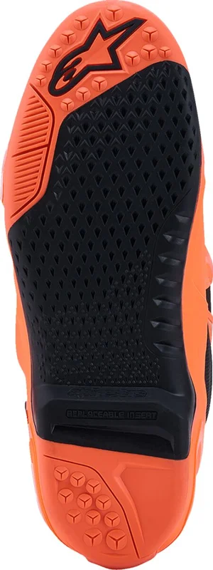 ALPINESTARS BOOT TECH 10 S-VENTED ORG FL/BLK/WHT 7