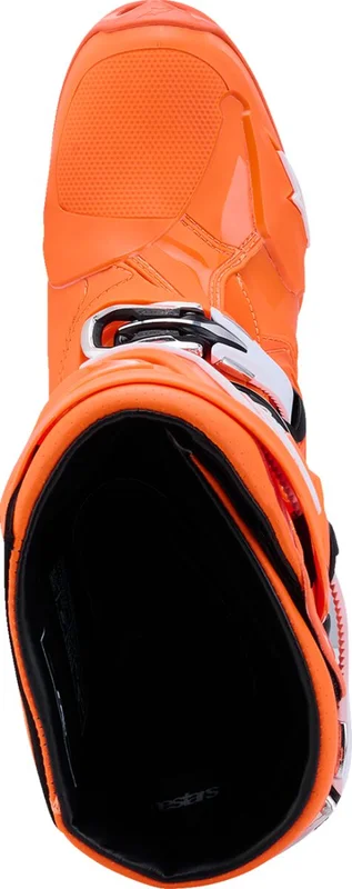 ALPINESTARS BOOT TECH 10 S-VENTED ORG FL/BLK/WHT 7