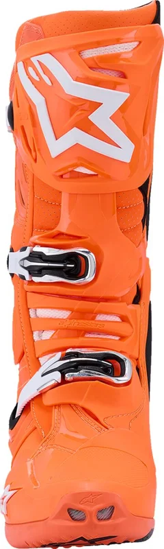 ALPINESTARS BOOT TECH 10 S-VENTED ORG FL/BLK/WHT 7