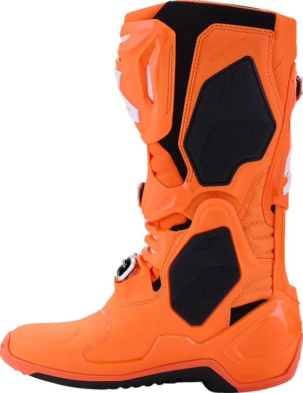 ALPINESTARS BOOT TECH 10 S-VENTED ORG FL/BLK/WHT 7