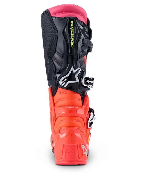 ALPINESTARS BOOT TECH 7 BLK/RD FLUO/PNK FLUO 6