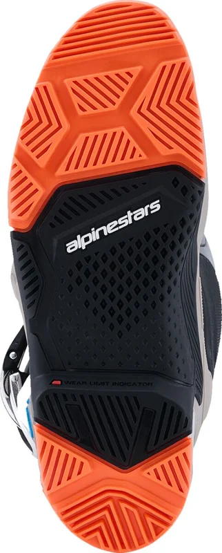 ALPINESTARS BOOT TECH 7 ENDURO BK/WRM GRY/ORG FL 7