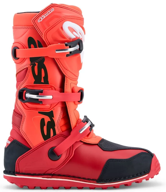 ALPINESTARS BOOT TECH T RED/FLUO BLACK 5