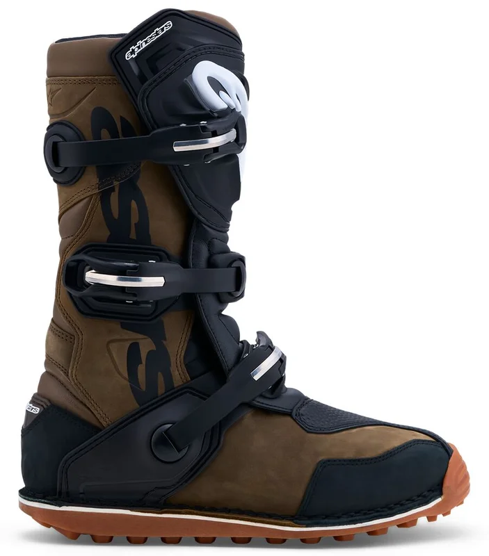 ALPINESTARS BOOT TECH T BROWN BLACK GUM 7