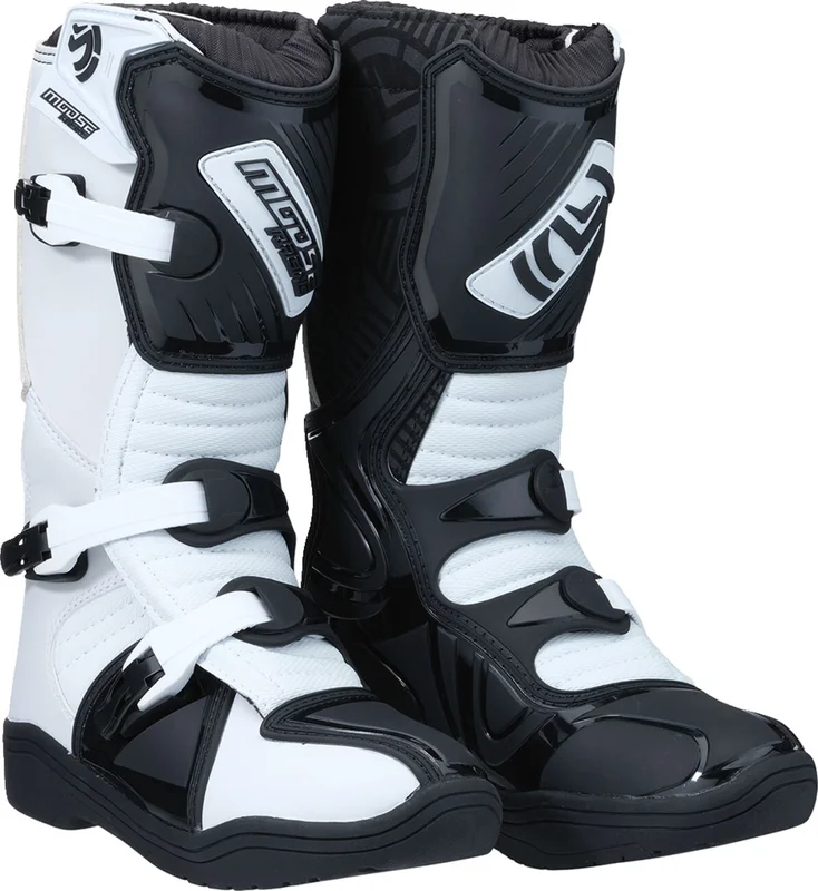 MOOSE RACING BOOT S18Y M1.3 WH/BK 1
