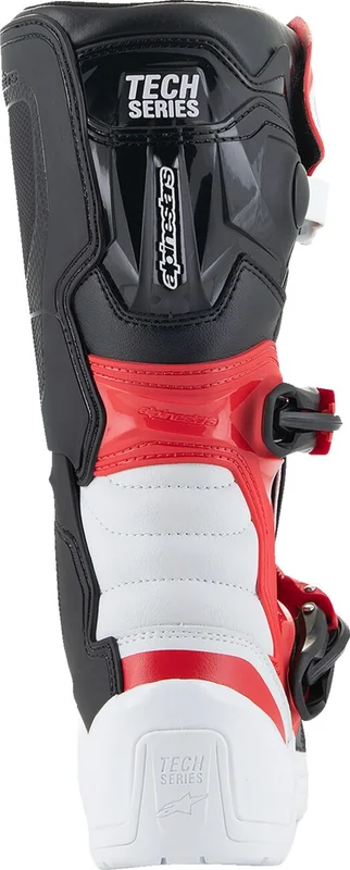 ALPINESTARS BOOT TECH3S YTH WT/BK/R 2