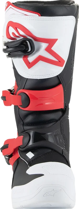 ALPINESTARS BOOT TECH3S YTH WT/BK/R 2