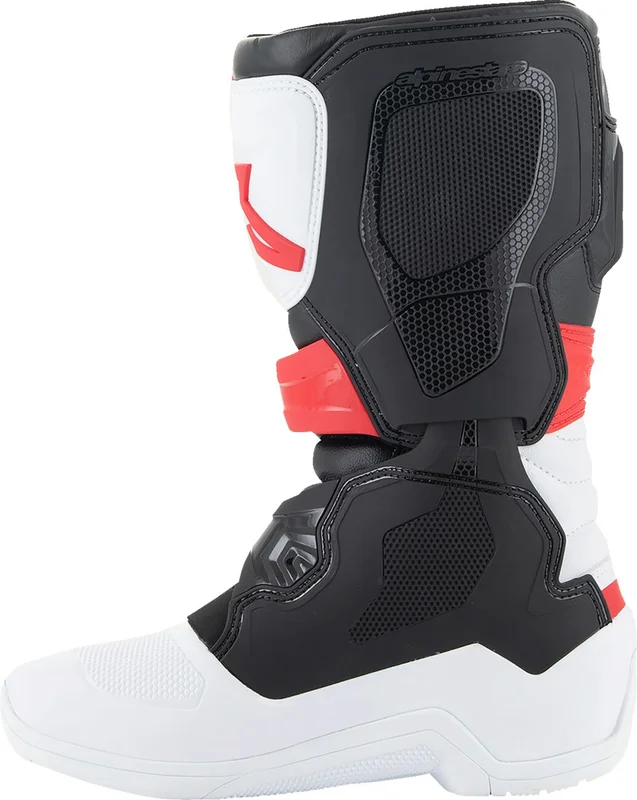 ALPINESTARS BOOT TECH3S YTH WT/BK/R 2