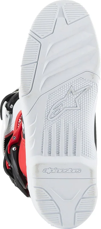 ALPINESTARS BOOT TECH3S YTH WT/BK/R 2