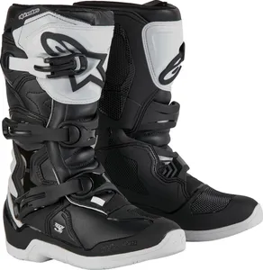 ALPINESTARS BOOT TECH3S YOUTH WHT/BLK