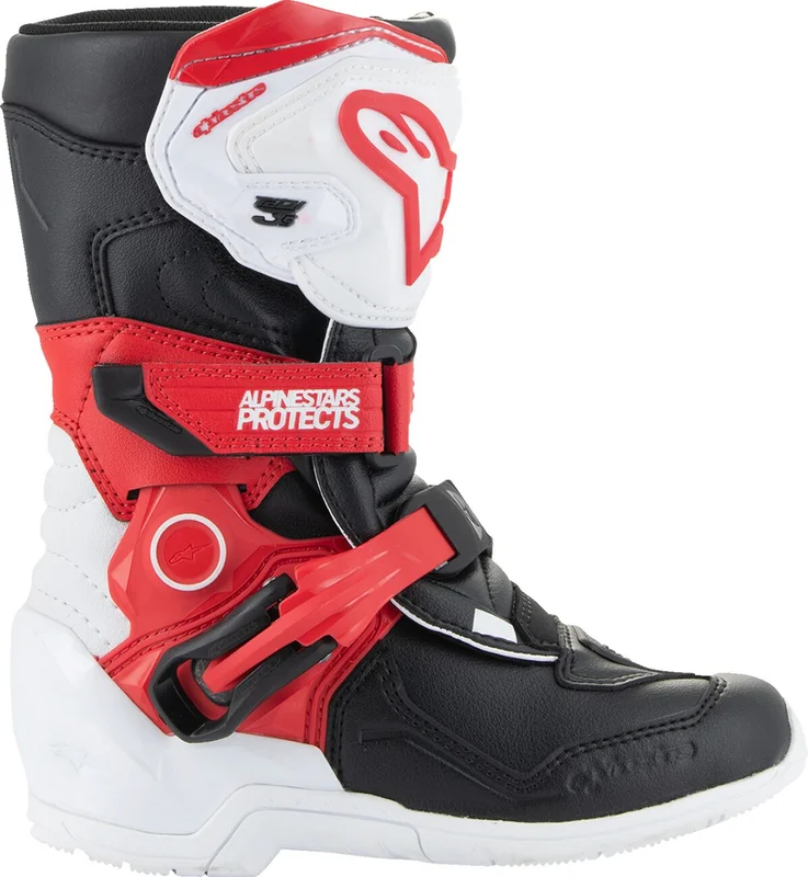 ALPINESTARS BOOT T3S KIDS WT/BK/R 1