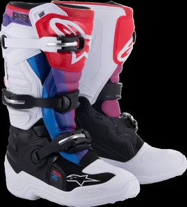 ALPINESTARS BOOT TECH7S W/B/RAINBOW