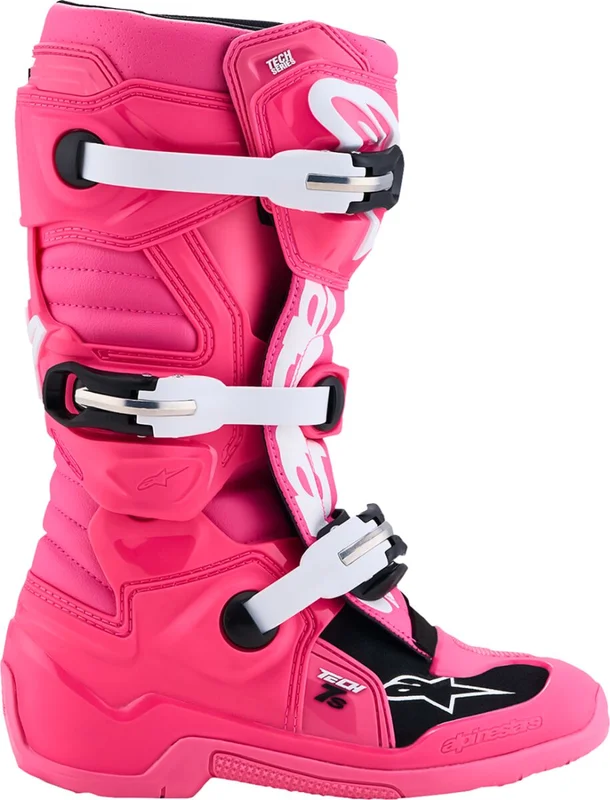 ALPINESTARS BOOT TECH7S PNK/BLK/WHT 2