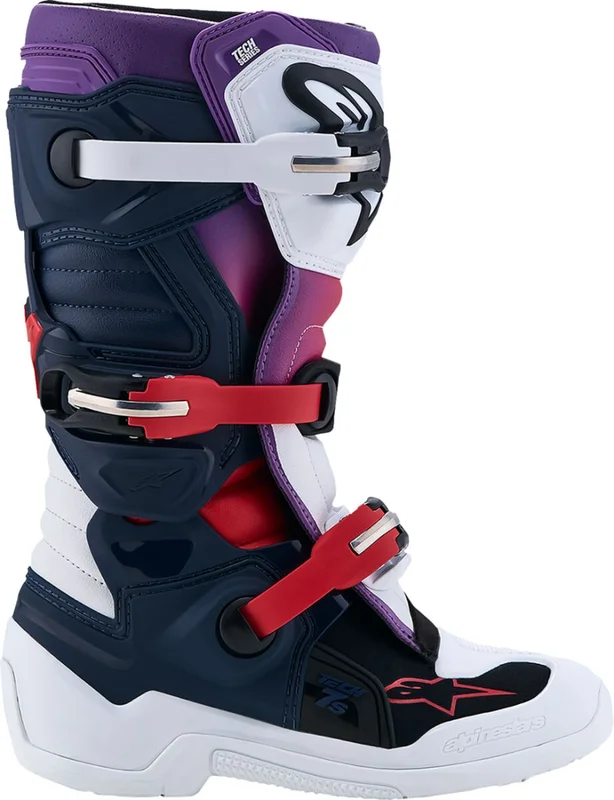 ALPINESTARS BOOT TECH7S DK BL/WHT/BLK 2