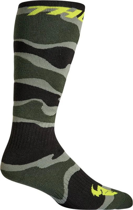 THOR SOCK MX CAMO GN/WH 6-9