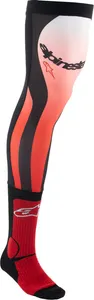 ALPINESTARS SOCK KNEE BRACE RED/WT