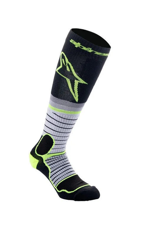 ALPINESTARS SOCK MX PRO BLK/GY/YLW S