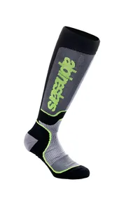 ALPINESTARS SOCK MX PLUS BLK/GY/YLW