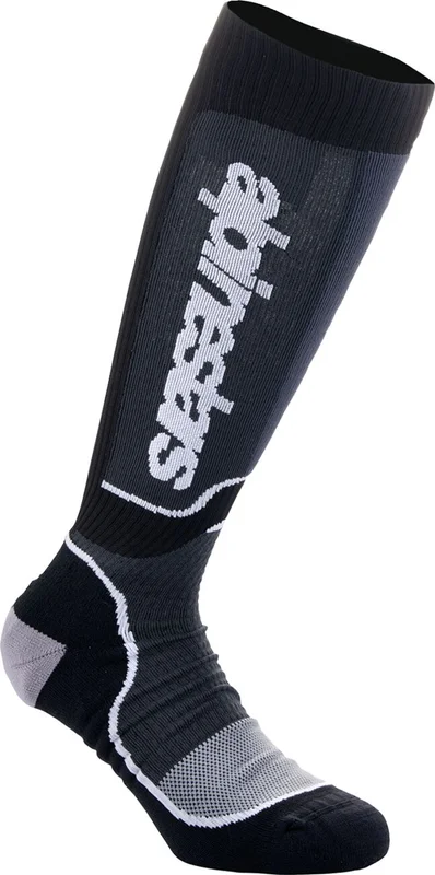 ALPINESTARS SOCK YTH MX+ BLACK/WHT