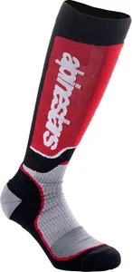 ALPINESTARS SOCK YOUTH MX+ BLK/RED/GY