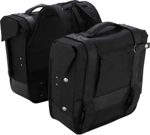 Burly SADDLEBAG THROWOVER BLK