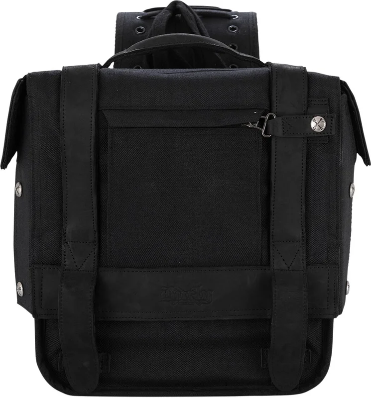 Burly SADDLEBAG THROWOVER BLK