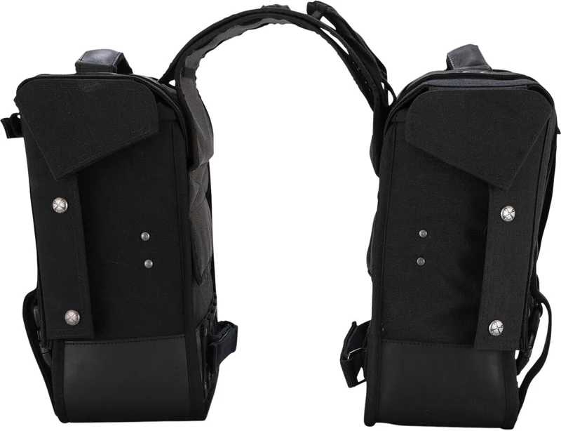 Burly SADDLEBAG THROWOVER BLK