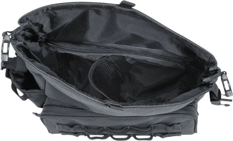 Kuryakyn BAG SWING ARM HOODRAT - BLACK
