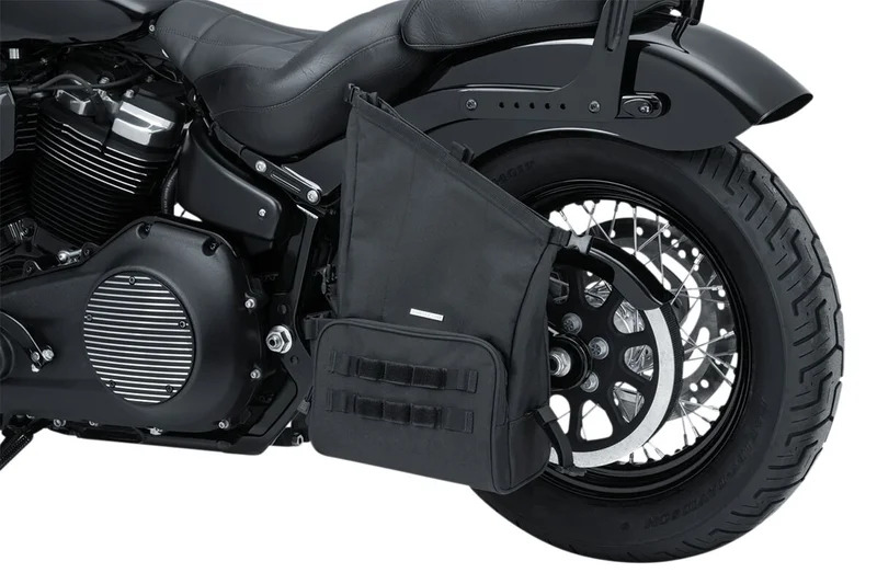 Kuryakyn BAG SWING ARM HOODRAT - BLACK