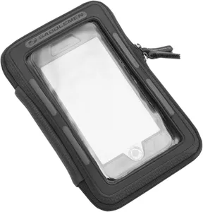 Saddlemen Tank Bag E-Pak<br><ul><li>The best way to bring your smart-phone, GPS or other personal electronics on your motorcycle</li><li>You can easily see the device screen and controls through the pouch’s large window</li><li>Audio plug access port can be accessed through adjustable zipper opening</li><li>Dimensions: 4.5" W x 7" L x 3/4" H</li><li>Rubber, Plastic &amp; Magnets</li></ul>