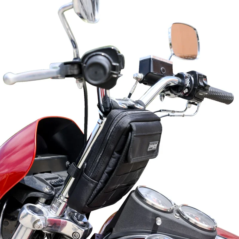 Thrashin Supply Co. BAG HANDLEBAR SLIM BLACK