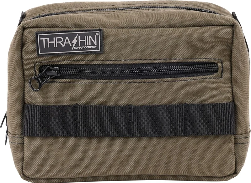 Thrashin Supply Co. BAG HANDLEBAR TSC GREEN