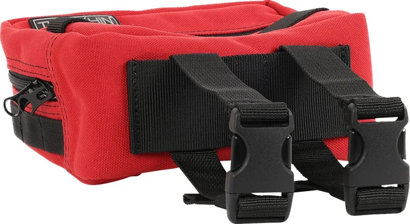 Thrashin Supply Co. BAG HANDLEBAR TSC RED