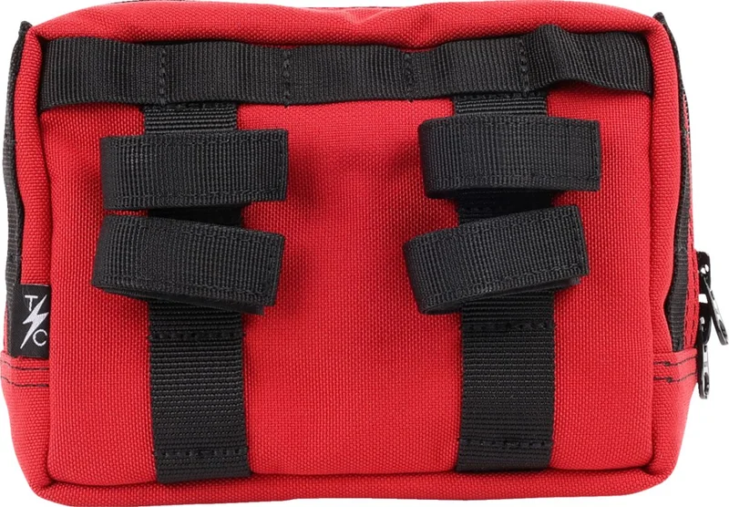 Thrashin Supply Co. BAG HANDLEBAR TSC RED