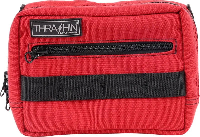 Thrashin Supply Co. BAG HANDLEBAR TSC RED