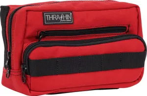 Thrashin Supply Co. BAG HANDLEBAR TSC PLUS RED