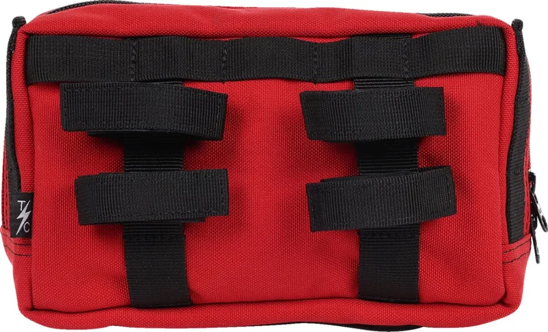 Thrashin Supply Co. BAG HANDLEBAR TSC PLUS RED