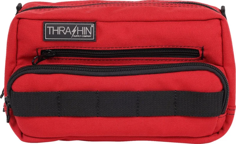 Thrashin Supply Co. BAG HANDLEBAR TSC PLUS RED