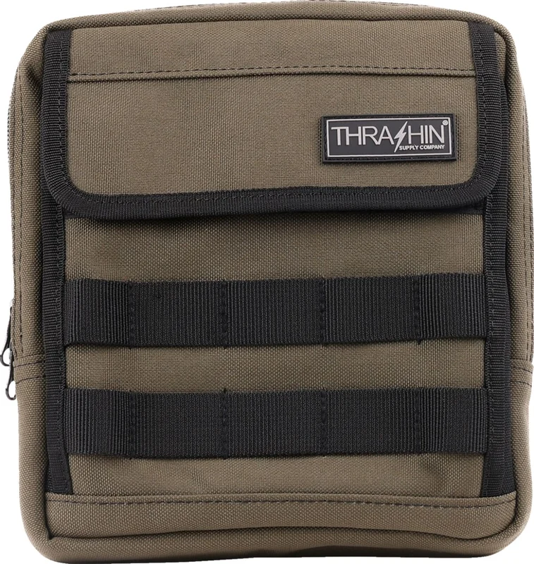 Thrashin Supply Co. BAG HANDLEBAR TSC SLIM GREEN