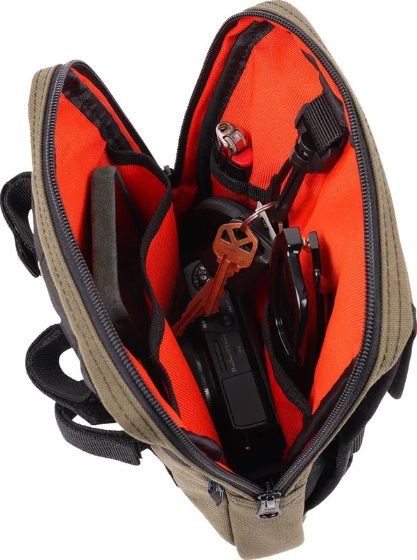 Thrashin Supply Co. BAG HANDLEBAR TSC SLIM GREEN