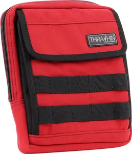 Thrashin Supply Co. BAG HANDLEBAR TSC SLIM RED