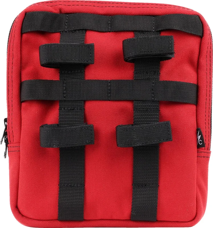 Thrashin Supply Co. BAG HANDLEBAR TSC SLIM RED