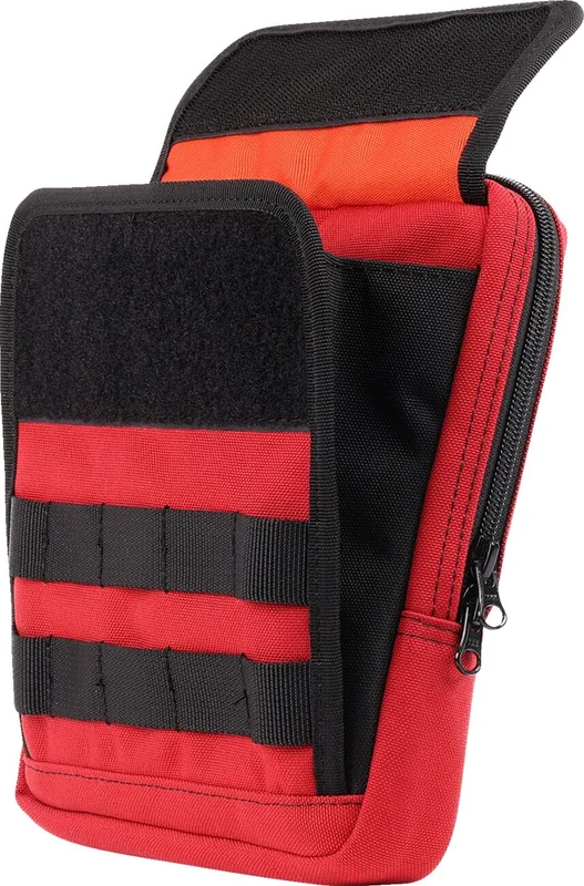 Thrashin Supply Co. BAG HANDLEBAR TSC SLIM RED