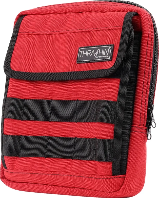 Thrashin Supply Co. BAG HANDLEBAR TSC SLIM RED