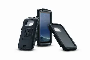 SW-Motech Hardcase for Samsung Galaxy S8<br><ul><li>The splash-proof smartphone hardcase offers reliable protection against the weather</li><li>The device shells with multi-touch compatible operating windows feature a rotatable mount base</li><li>For using your smartphone as a camera, the hardcases include a covered opening for the camera lens which protects against water and dust</li><li>Suitable for Samsung Galaxy S8</li><li>Rugged hardcase for smartphones</li><li>360° rotatable mount base (compatible with many models)</li><li>Touch-compatible, splash-proof operating window</li><li>Silicone interior for best fit and vibration protection</li><li>Covered cable feed-through for headphones and charger cable</li><li>Included in delivery: 1 x Hardcase for Samsung Galaxy S8, 1 x Adapter &amp; Mounting instructions.</li><li>Silicone. </li></ul><br>GPS.00.646.21000/B