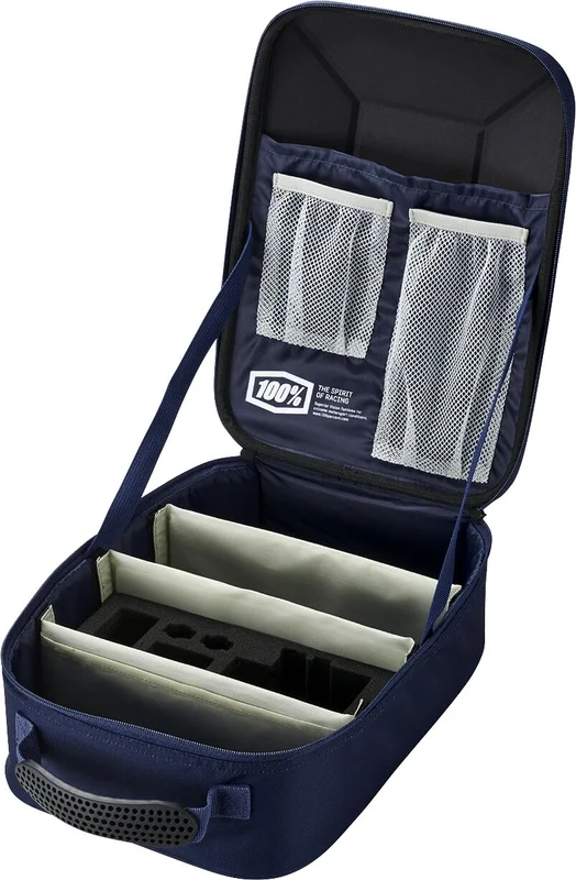 100% LOUIS GOGGLE CASE NAVY/GR